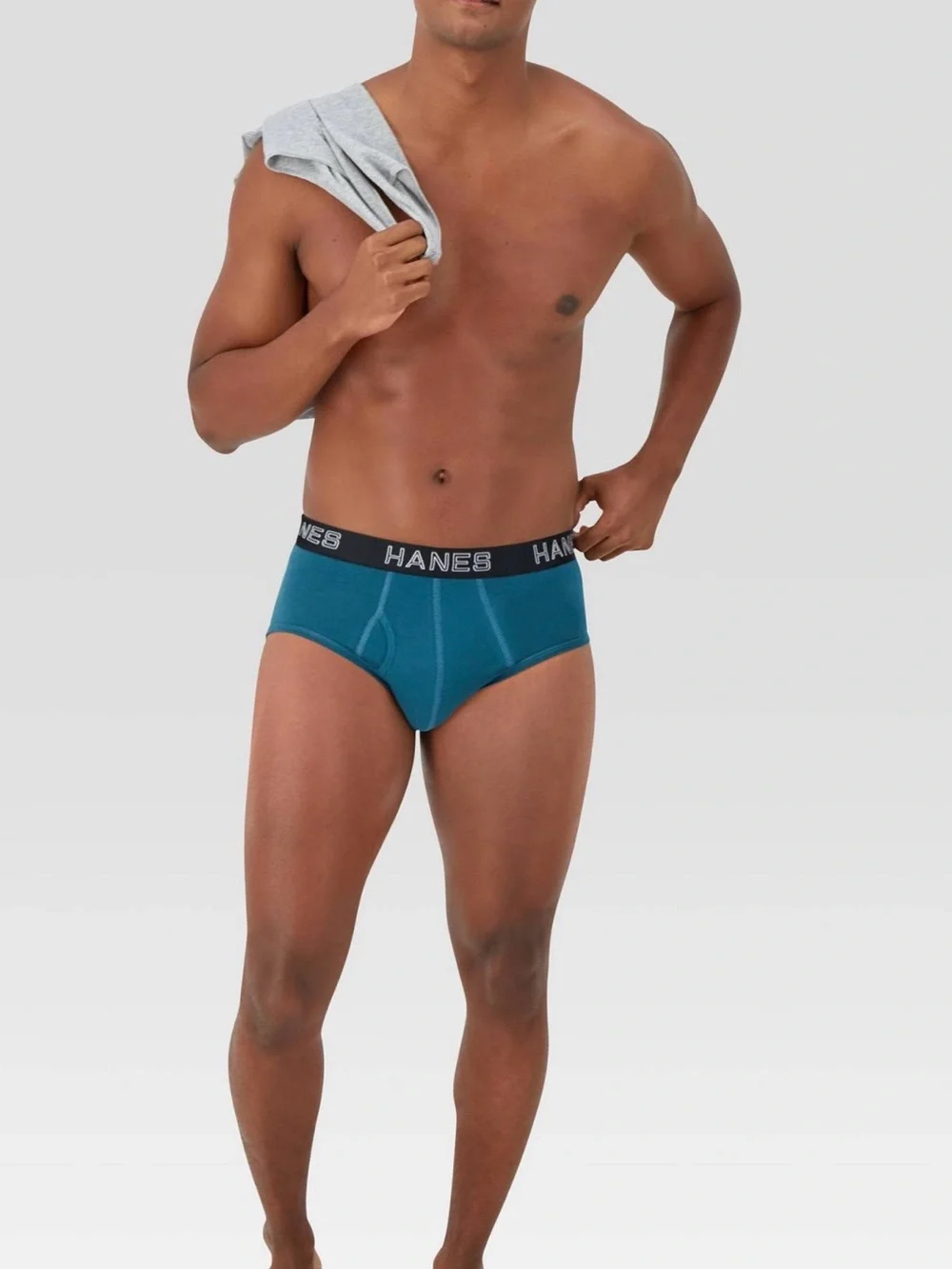 Hanes Men's Stretch Tagless Briefs - 6 Pack NIB Size S